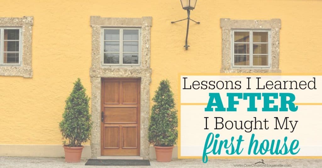 LESSONS I LEARNED FROM BUYING MY FIRST HOUSE
